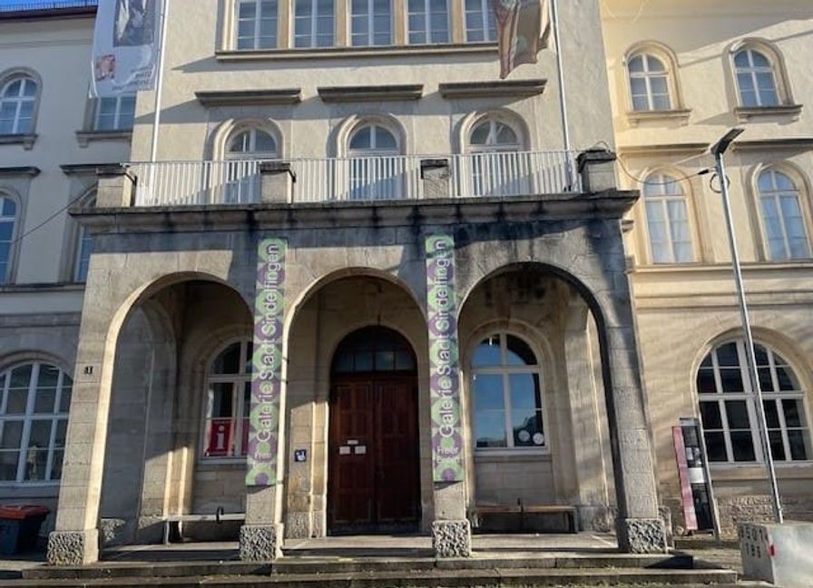 Der Eingang zur Galerie der Stadt am Sindelfinger Marktplatz.