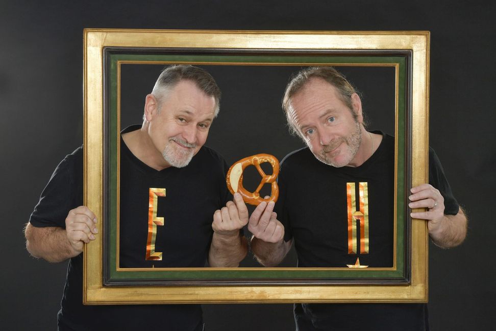 Ernst und Heinrich machen Quatsch.