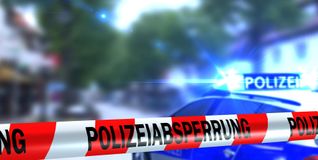 Das Gelände wurde abgesperrt.
