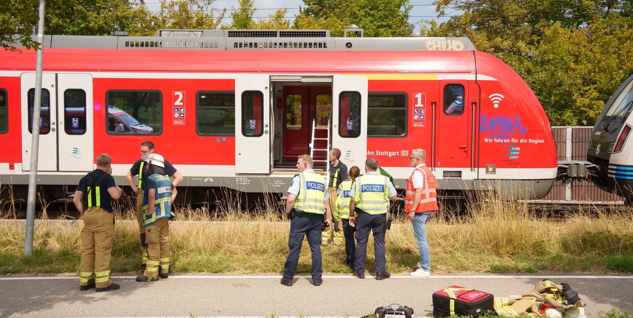 Die Rettungsdienste im Einsatz.