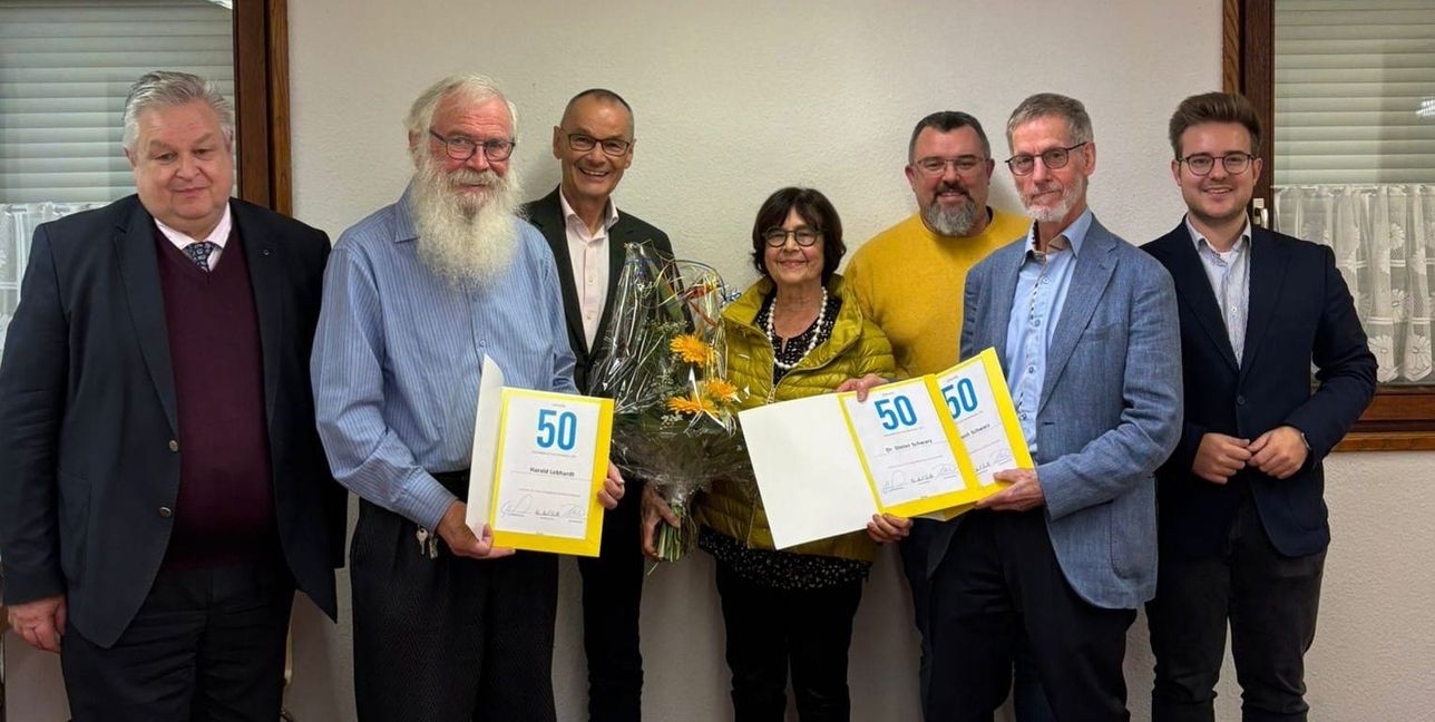 Die Geehrten und die Gäste.