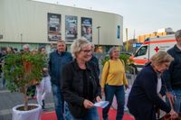Gute Laune beim Benefizkonzert im Zirkuszelt.