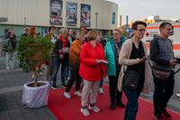 Gute Laune beim Benefizkonzert im Zirkuszelt.