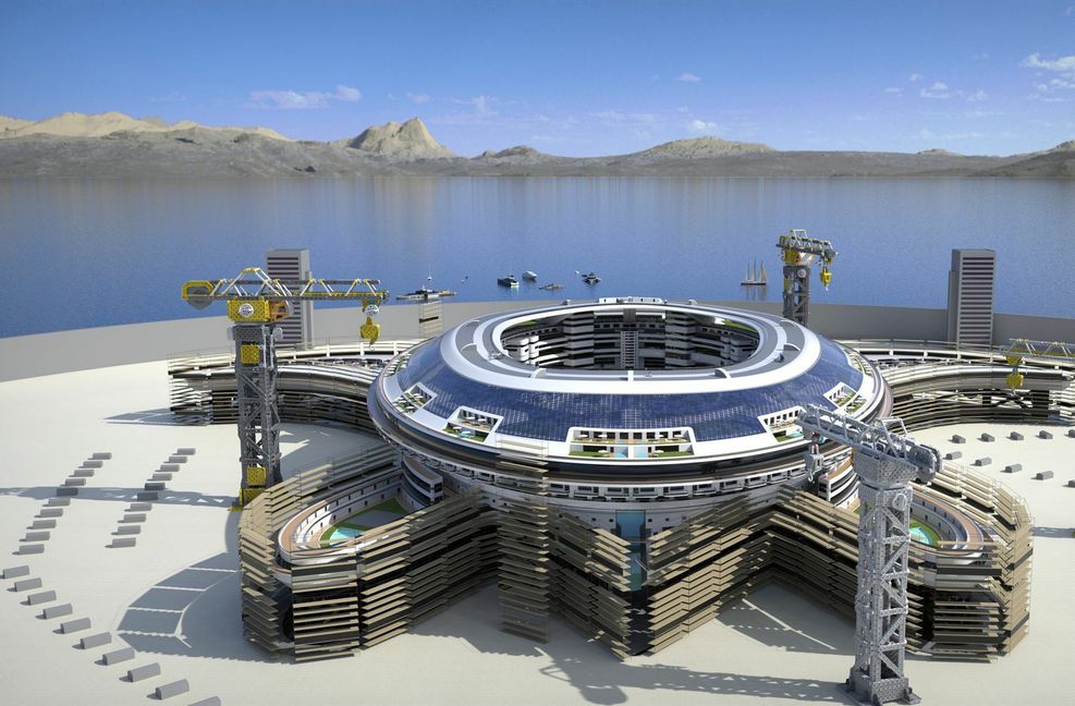 Dazu muss eigens eine Werft errichtet werden.