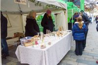 Gut besuchter Martini-Markt in Böblingen.