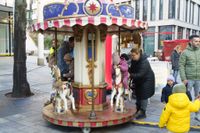 Gut besuchter Martini-Markt in Böblingen.