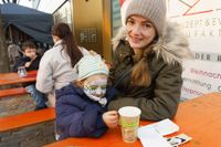 Gut besuchter Martini-Markt in Böblingen.