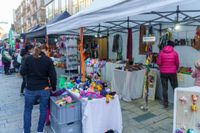 Gut besuchter Martini-Markt in Böblingen.