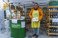 Gut besuchter Martini-Markt in Böblingen.