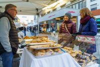 Gut besuchter Martini-Markt in Böblingen.