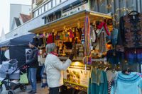 Gut besuchter Martini-Markt in Böblingen.