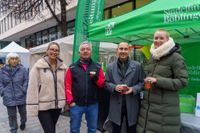 Gut besuchter Martini-Markt in Böblingen.