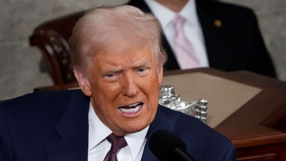 Donald Trump hat am Abend (Ortszeit) im Kongress gesprochen.