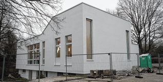 Das umgebaute Stephanus mit dem Anbau zur Erweiterung des großen Saals.