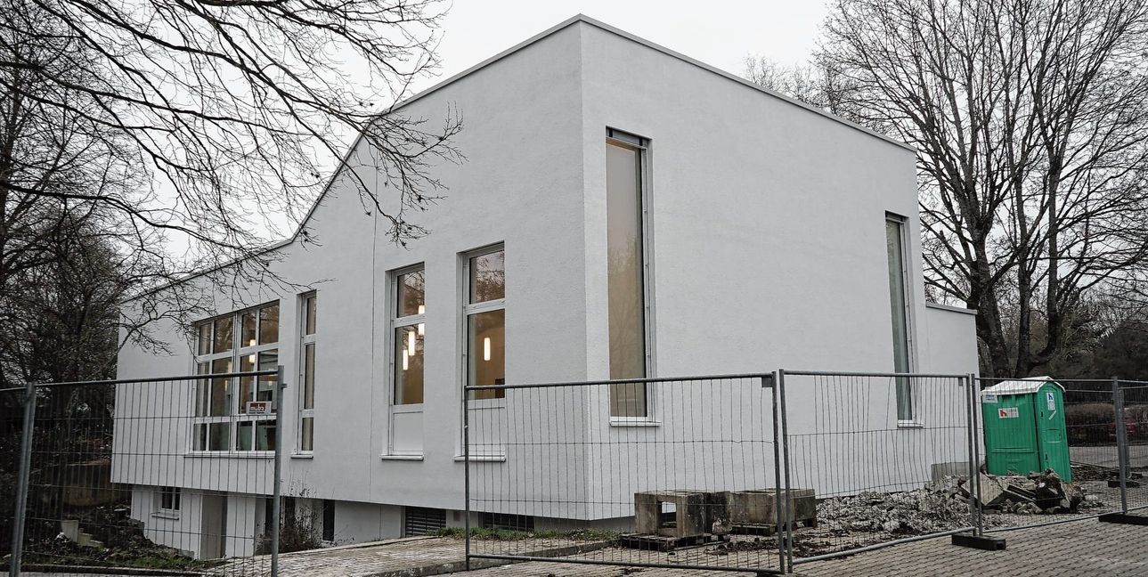 Das umgebaute Stephanus mit dem Anbau zur Erweiterung des großen Saals.