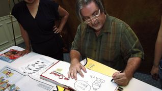 Matt Groening, Erfinder der Zeichentrickfilmserien Die Simpsons, wirbt in Beverly Hills für „The Simpsons Movie“ (Archivfoto).