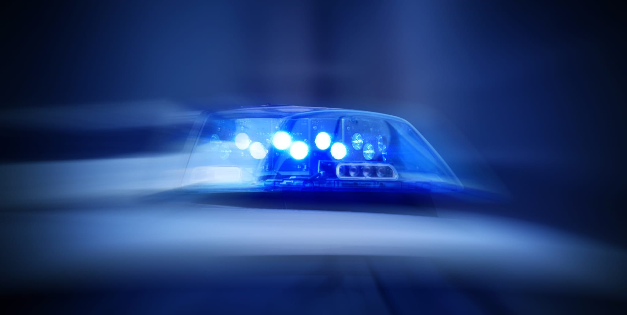 Polizei im Einsatz.