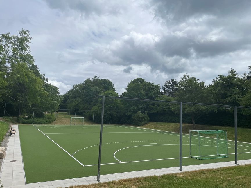 Das kleine Spielfeld.