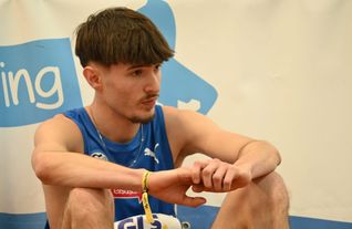 Dmitrij Krom eroberte im 100- und 200-Meterlauf einen Platz auf dem Treppchen.