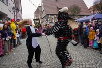 Was für ein Spektakel: Den Fasnets-Umzug in Weil der Stadt wollten 30.000 Besucher sehen.