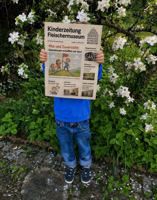 So oder so ähnlich könnte sie aussehen - Die Kinder-Fleischermuseums-Zeitung im Sommer 2026.