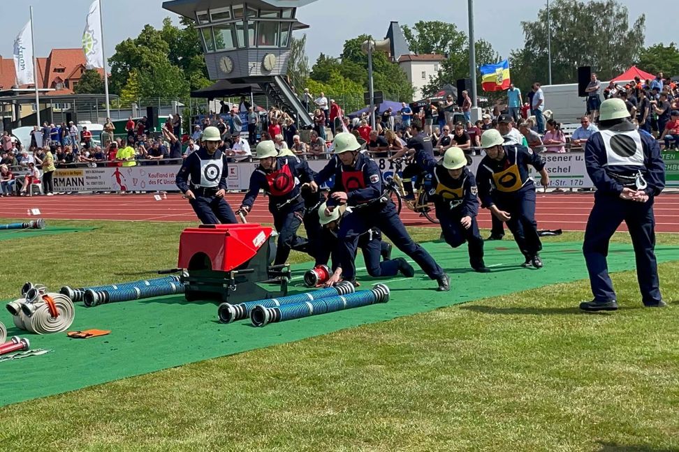 Die Feuerwehr Böblingen verpasste die Qualifikation für die Feuerwehr-Olympiade. Bild: z