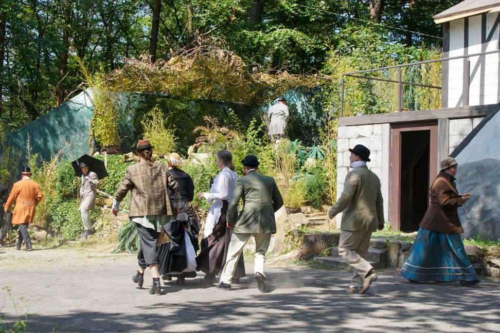 Jules Vernes „In 80 Tagen um die Welt“  war das erfolgreichstes Abendstück beim Naturtheater Renningen seit 20 Jahren.    Bild: Dettenmeyer