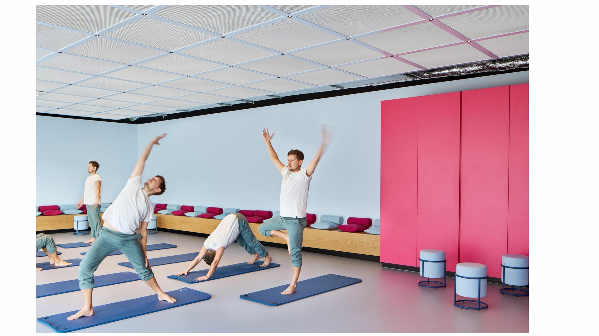 Selbst im Fitnessraum wird man an Schokolade erinnert, wahrscheinlich nicht ganz ohne Hintergedanken . . .
