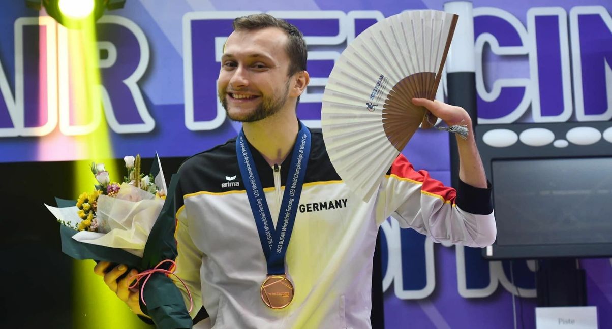 Maurice Schmidt im südkoreanischen Rampenlicht.     Bild: z