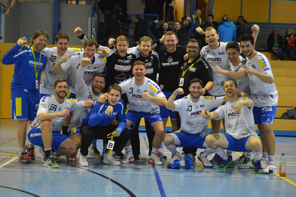 Trainer Ingo Kramer (links) und sieben Spieler werden den Handball-Verbandsligisten HSG Böblingen/Sindelfingen am Saisonende verlassen. Bild: Zvizdic