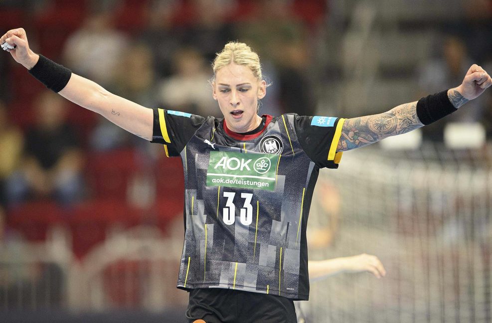 Kreisläuferin Luisa Schulze will mit der deutschen Handball-Nationalmannschaft bei der WM in Spanien den nächsten Schritt machen.
 Foto: imago/Sven Simon/Anke Wä..