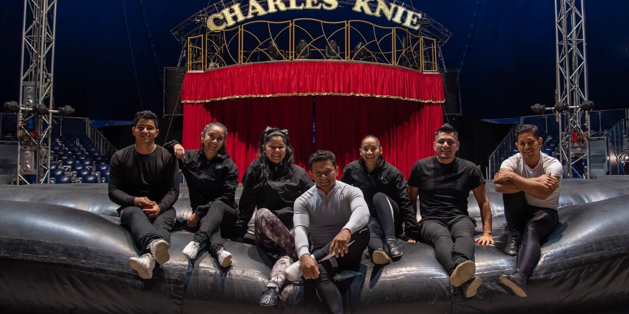 „The Robles“ sind einer der Höhepunkte im Programm des Zirkus Charles Knie. Bild: Nüßle