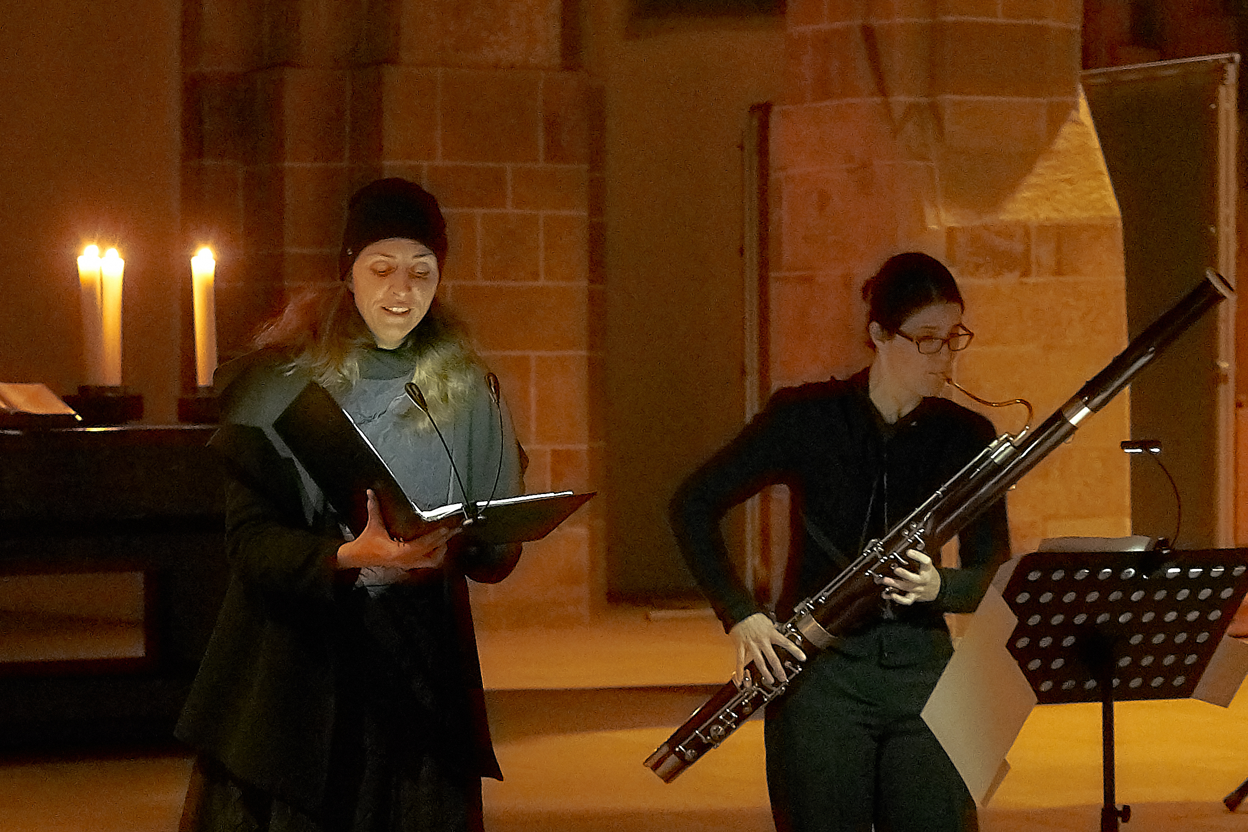 Das Duo aequivocae in der Sindelfinger Martinskirche. Bild: Heiden