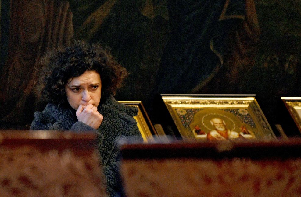 Trauer um die Toten in Kiew.