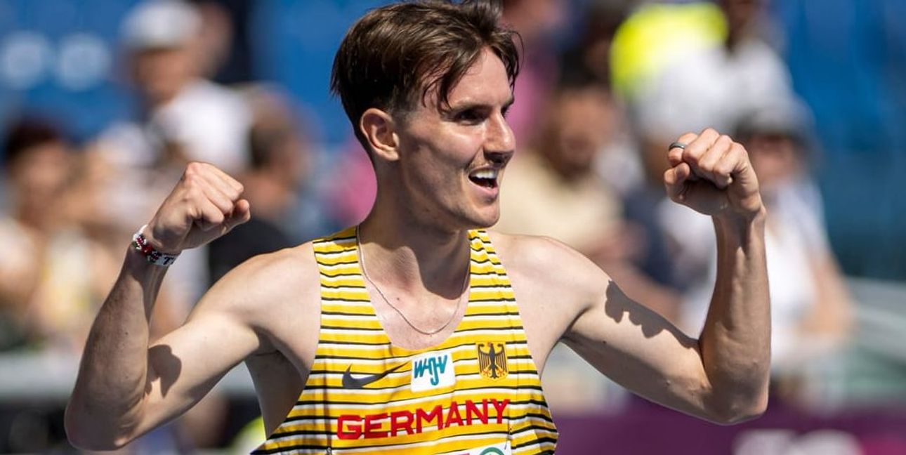 Velten Schneider ist am Montagabend um 19.04 Uhr am Start.