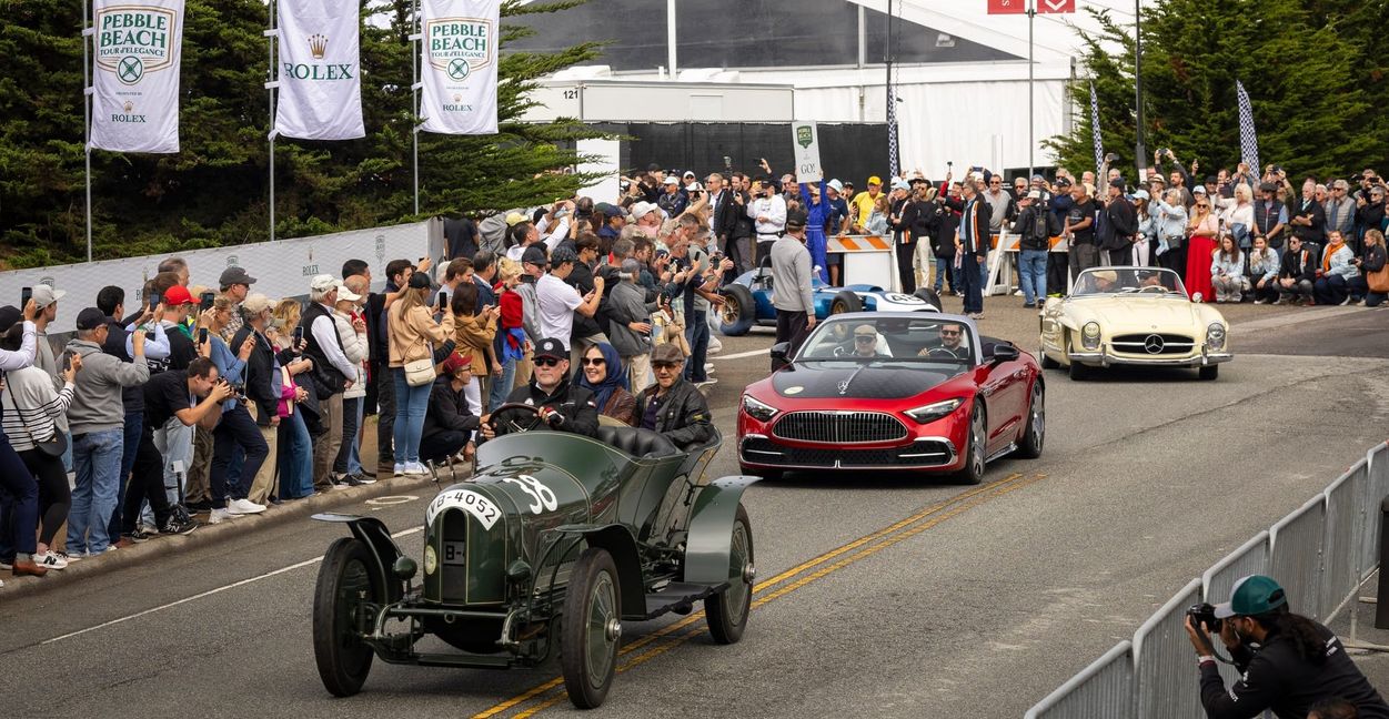 Mit einem vielfältigen Auftritt begeisterte Mercedes-Benz rund um den berühmten Pebble Beach Concours d‘Elegance 2025.