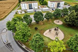 Zu den beliebtesten Spielplätzen im Ort gehört der Spielplatz an der Schafhauser Straße.