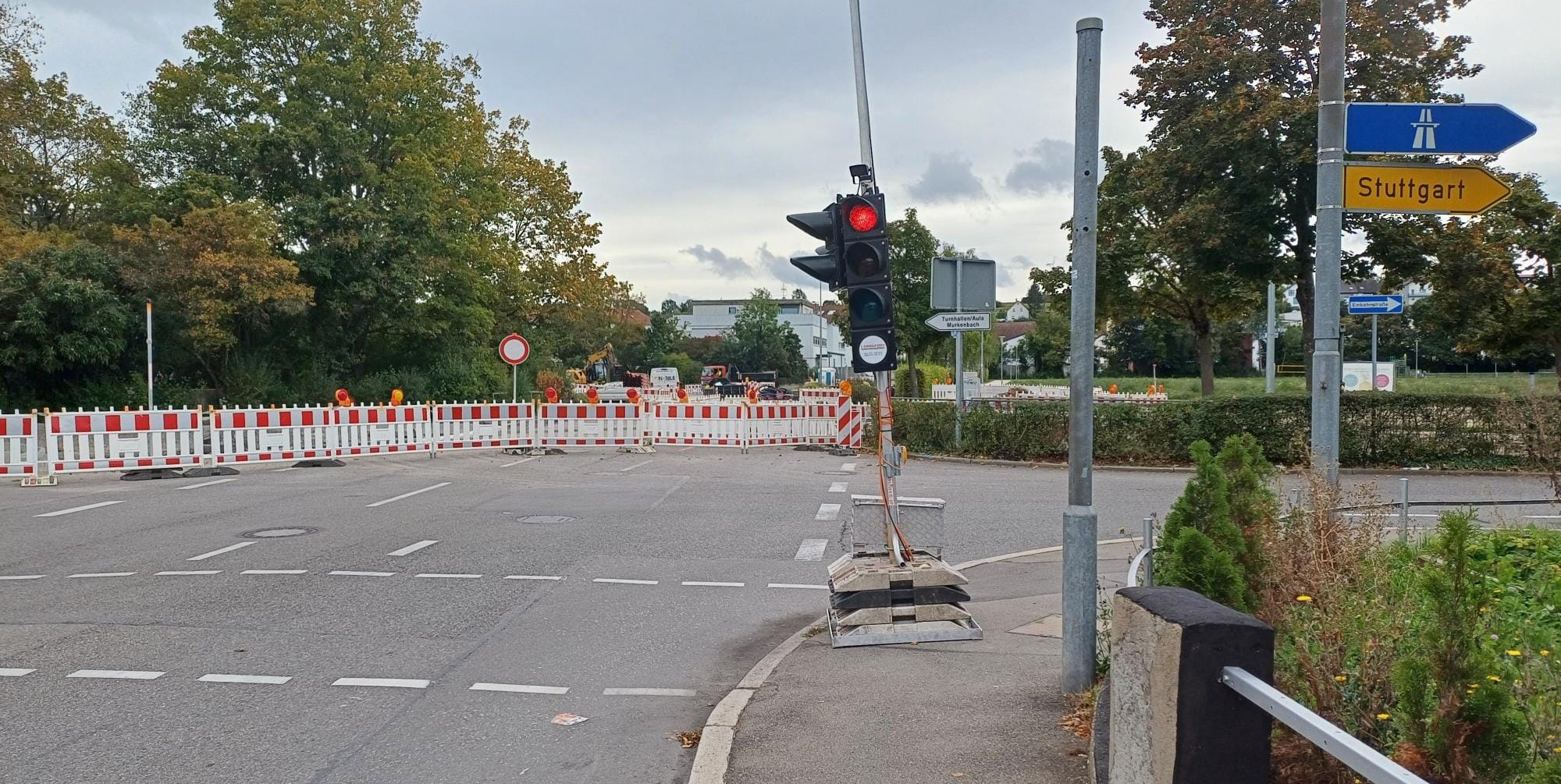 Hier gibt es derzeit kein Durchkommen.