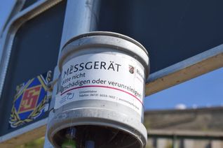 Gerät zur Schadstoffmessung in der Luft.