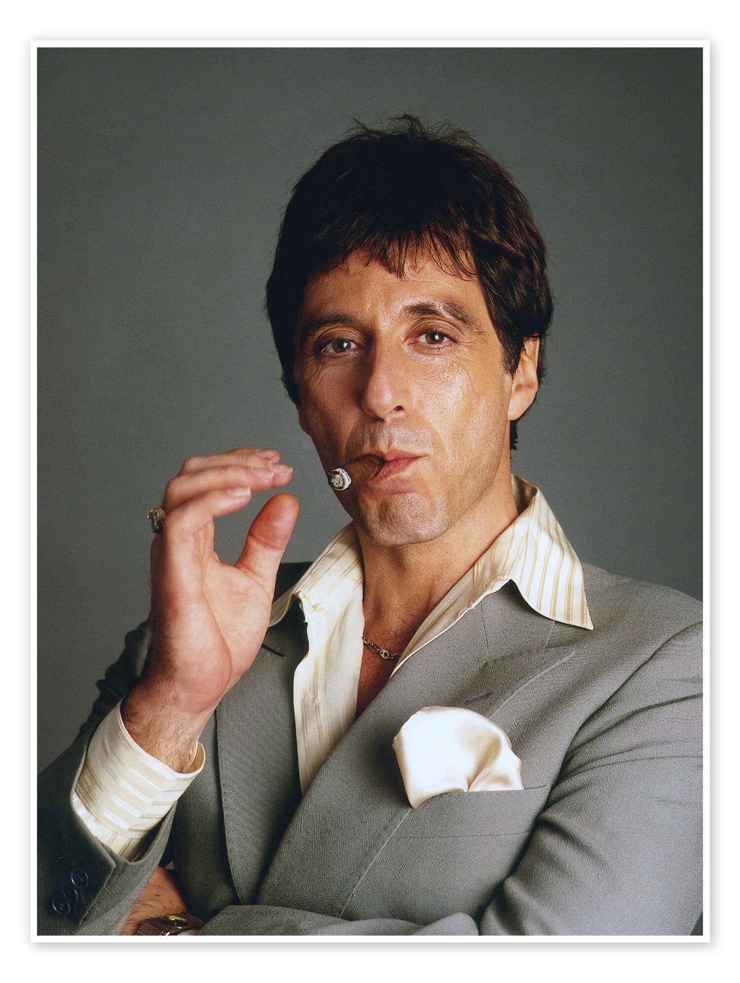 So sehen Gangster aus: Al Pacino in „Scarface“.