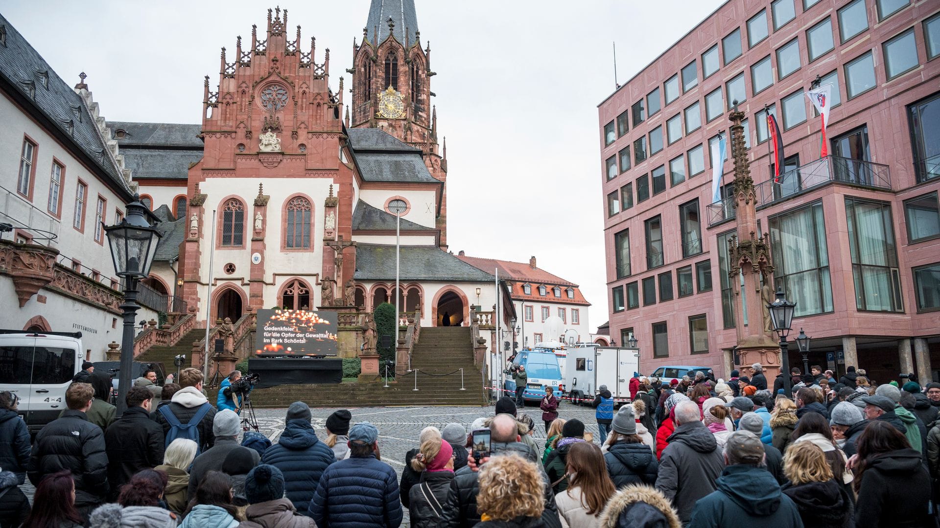 Gedenkgottesdienst für die Opfer der Messerattacke.