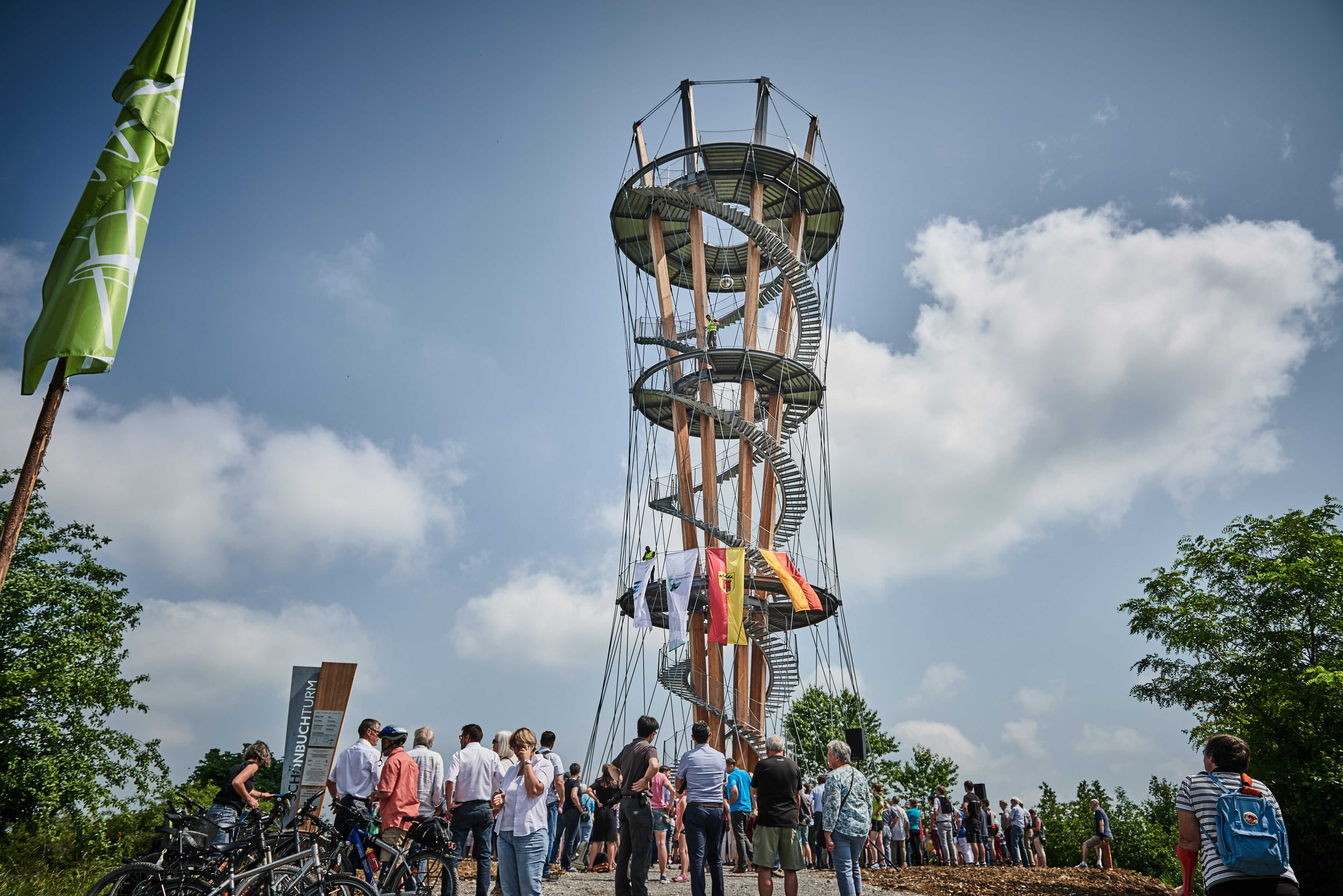Am Sonntag, 11. Juni wird der 5. Geburtstag des Schönbuchturms groß gefeiert. Bild: z