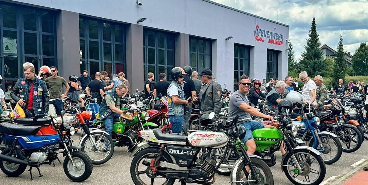 Bei Aidlingen geht das 16. Mopedfest an den Start.