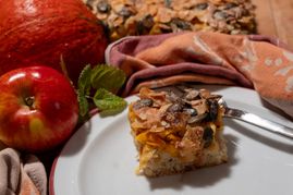 Apfel-Kürbis-SchnitteBild:  Nüßle