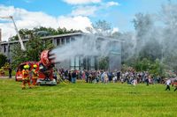 Die Ehninger Feuerwehr hat bei ihrer Jahreshauptübung gezeigt, was sie kann.