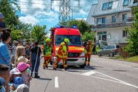 Die Ehninger Feuerwehr hat bei ihrer Jahreshauptübung gezeigt, was sie kann.