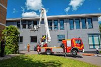 Die Ehninger Feuerwehr hat bei ihrer Jahreshauptübung gezeigt, was sie kann.