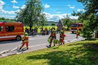 Die Ehninger Feuerwehr hat bei ihrer Jahreshauptübung gezeigt, was sie kann.