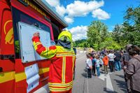 Die Ehninger Feuerwehr hat bei ihrer Jahreshauptübung gezeigt, was sie kann.