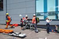 Die Ehninger Feuerwehr hat bei ihrer Jahreshauptübung gezeigt, was sie kann.